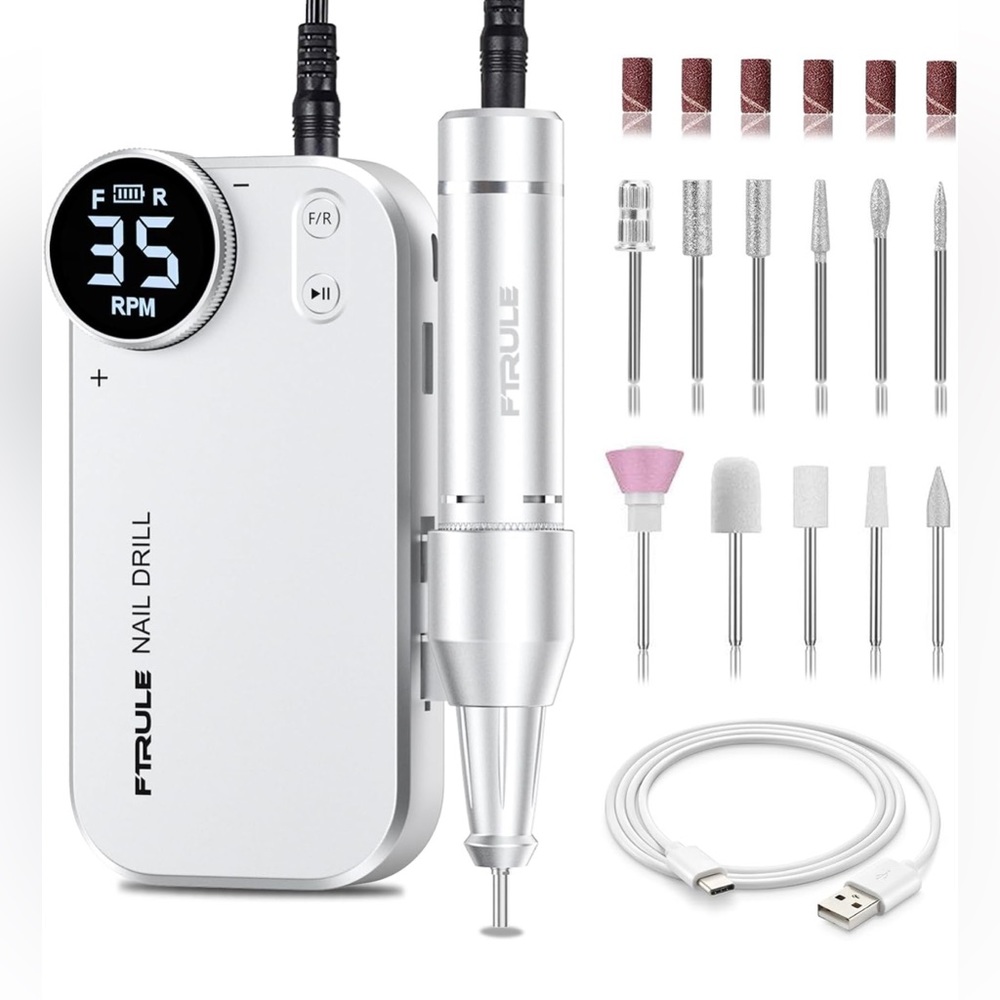 Nail drill and power bank